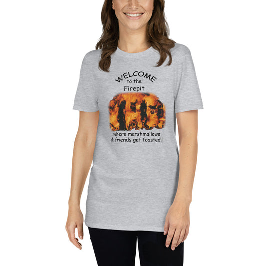Welcome to the Firepit Short-Sleeve Unisex T-Shirt