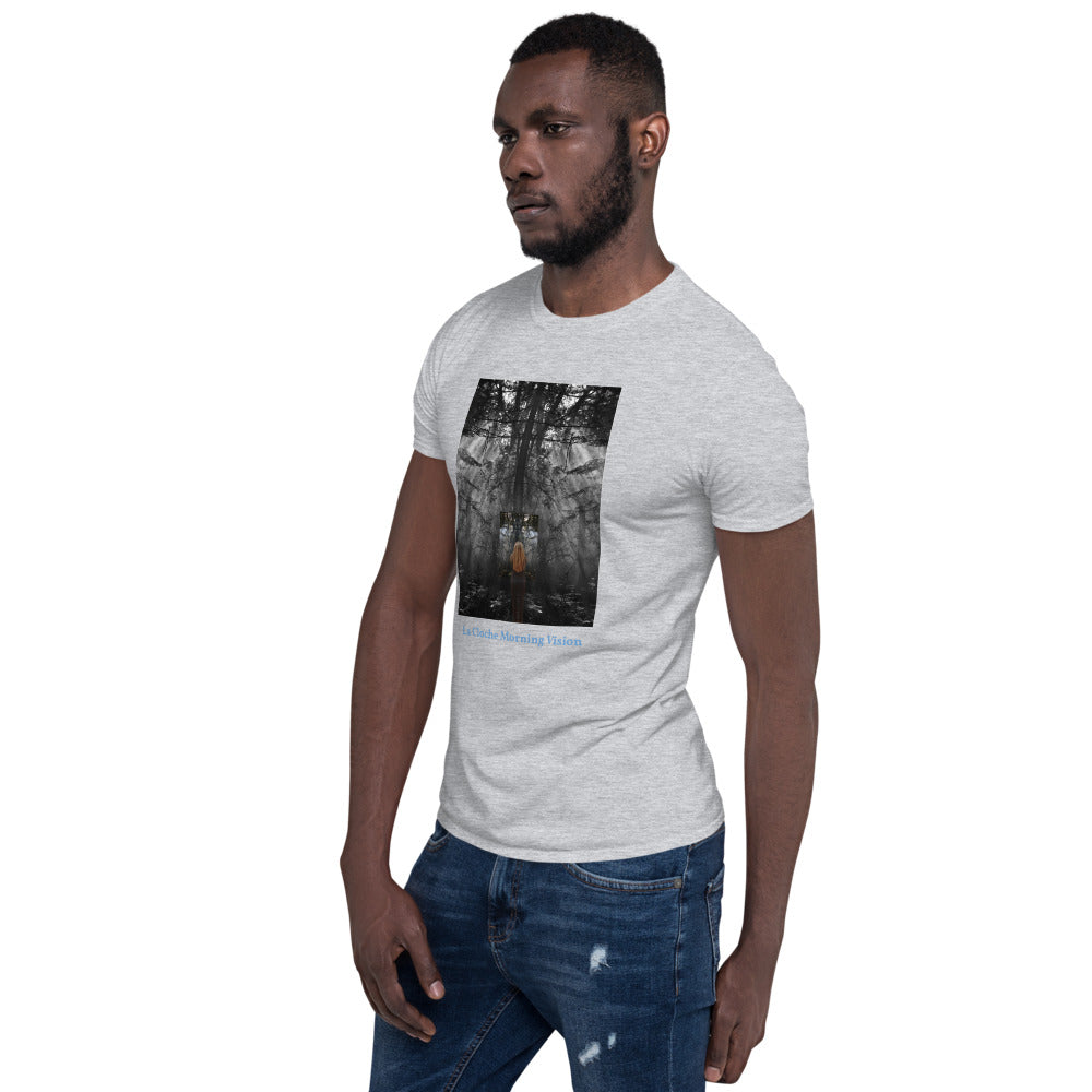'Morning Vision' Short-Sleeve Unisex La Cloche T-Shirt by Jon Butler