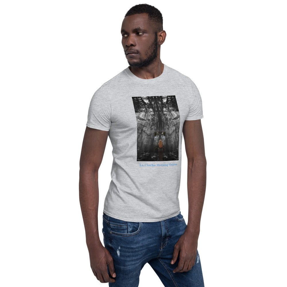 'Morning Vision' Short-Sleeve Unisex La Cloche T-Shirt by Jon Butler