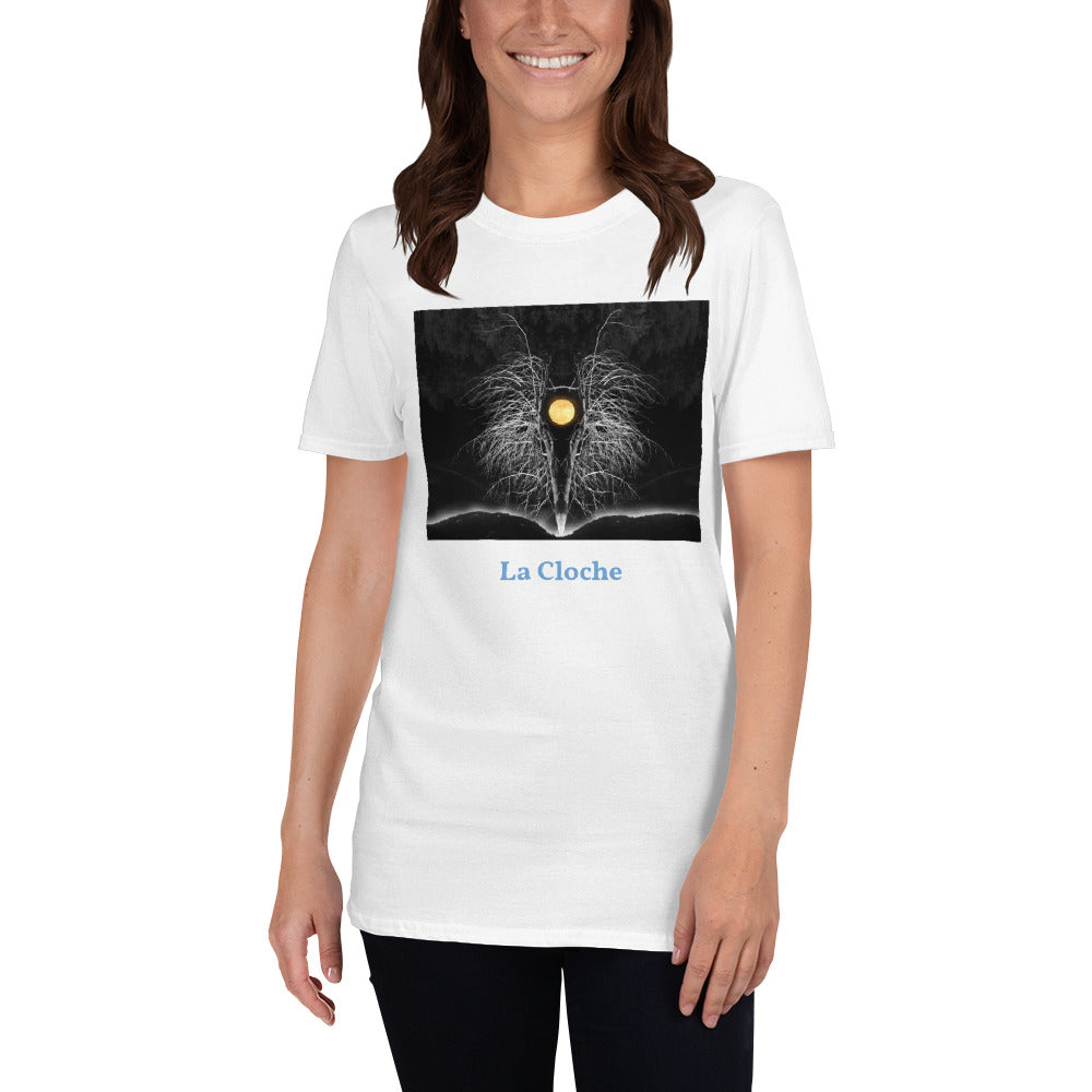 'Moon' Short-Sleeve Unisex La Cloche T-Shirt by Jon Butler