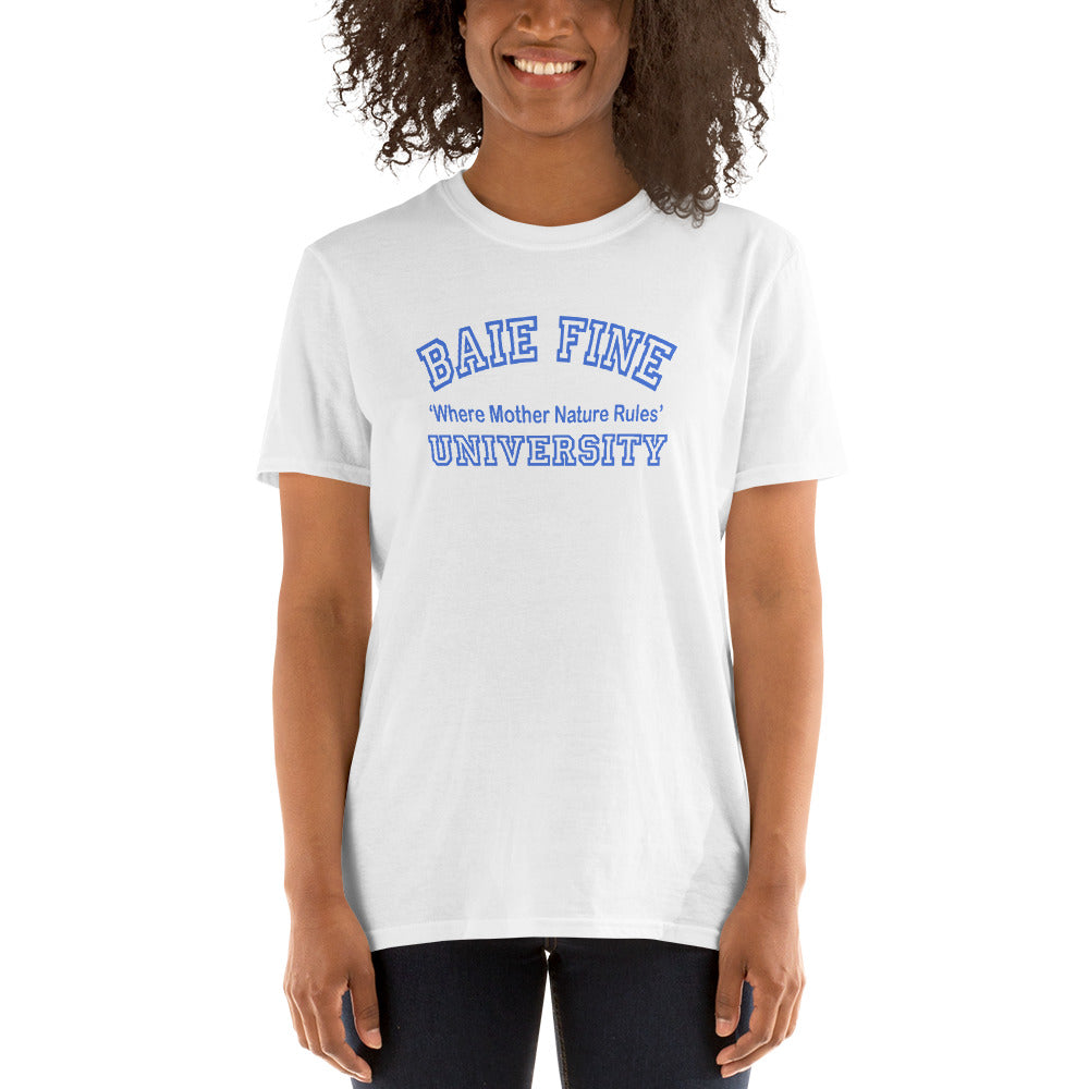 Baie Fine University Short-Sleeve Unisex T-Shirt
