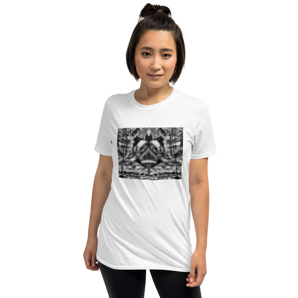 'Mushroom I' Short-Sleeve Unisex T-Shirt by Jon Butler