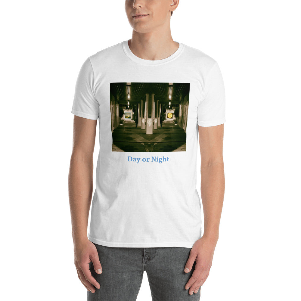 'Day or Night' Short-Sleeve Unisex T-Shirt by Jon Butler
