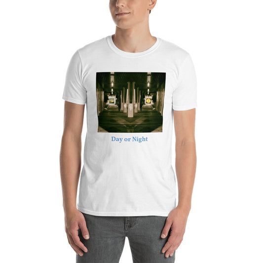 'Day or Night' Short-Sleeve Unisex T-Shirt by Jon Butler