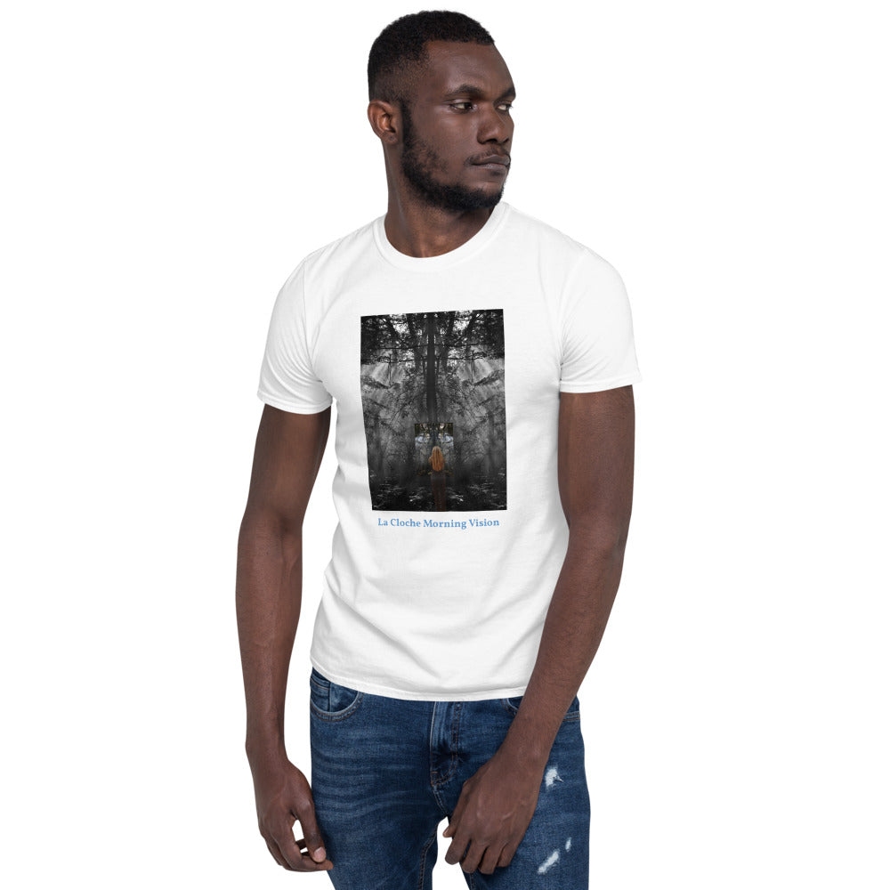'Morning Vision' Short-Sleeve Unisex La Cloche T-Shirt by Jon Butler