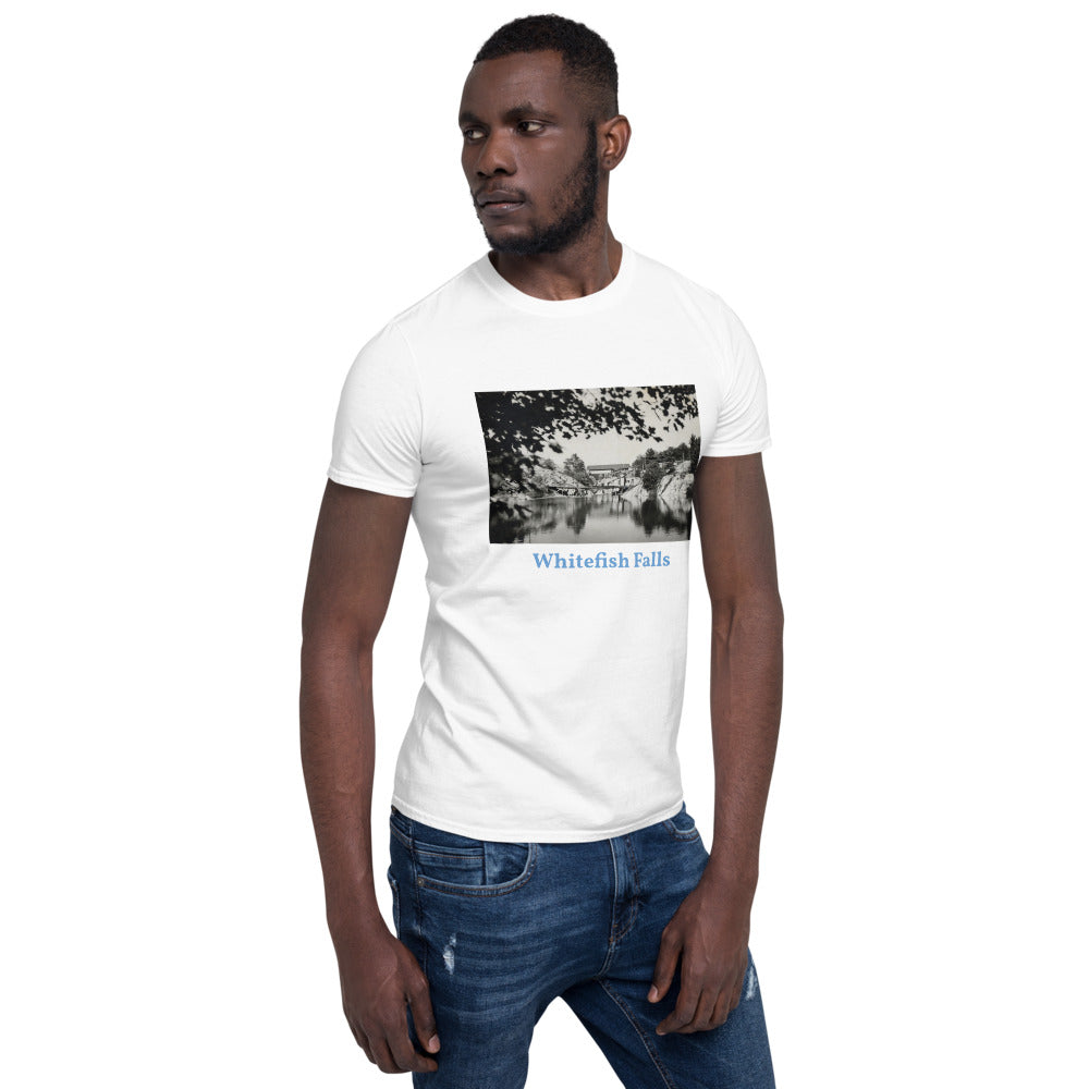 Whitefish Falls Short-Sleeve Unisex T-Shirt