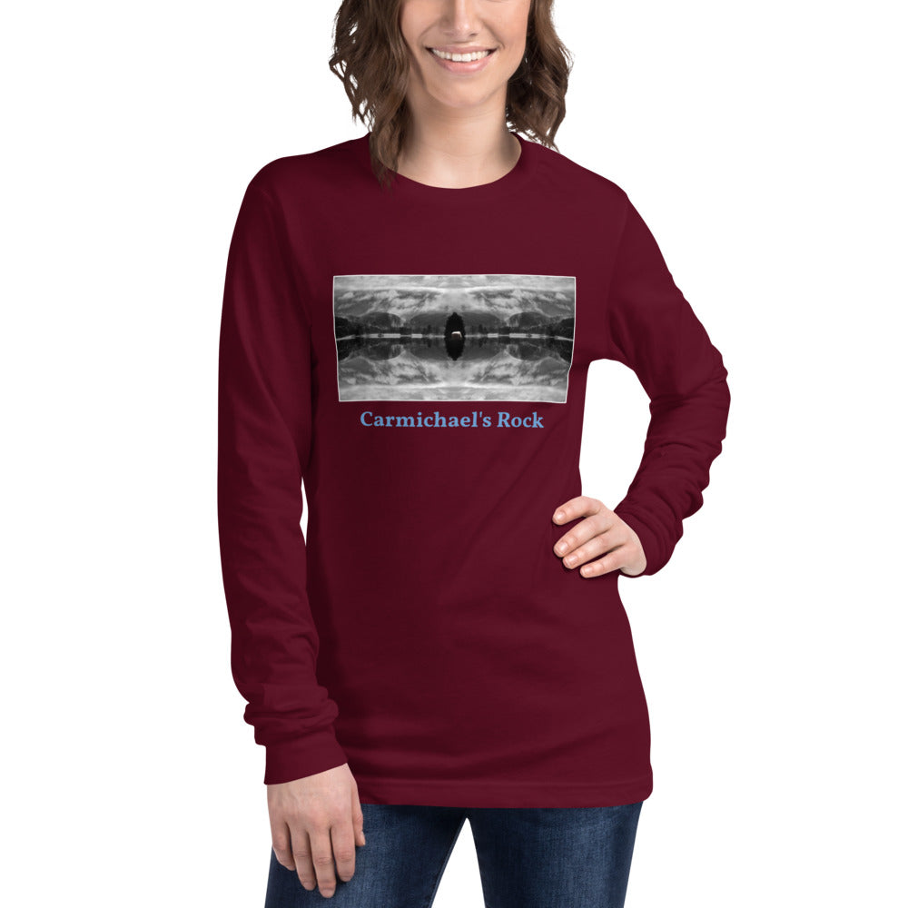 'Carmichael's Rock' Unisex Long Sleeve Titled Tee by Jon Butler