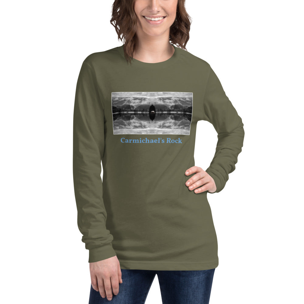 'Carmichael's Rock' Unisex Long Sleeve Titled Tee by Jon Butler
