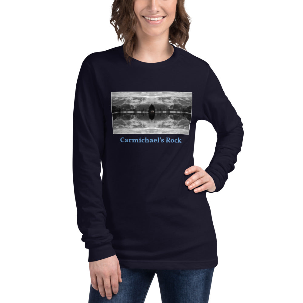 'Carmichael's Rock' Unisex Long Sleeve Titled Tee by Jon Butler