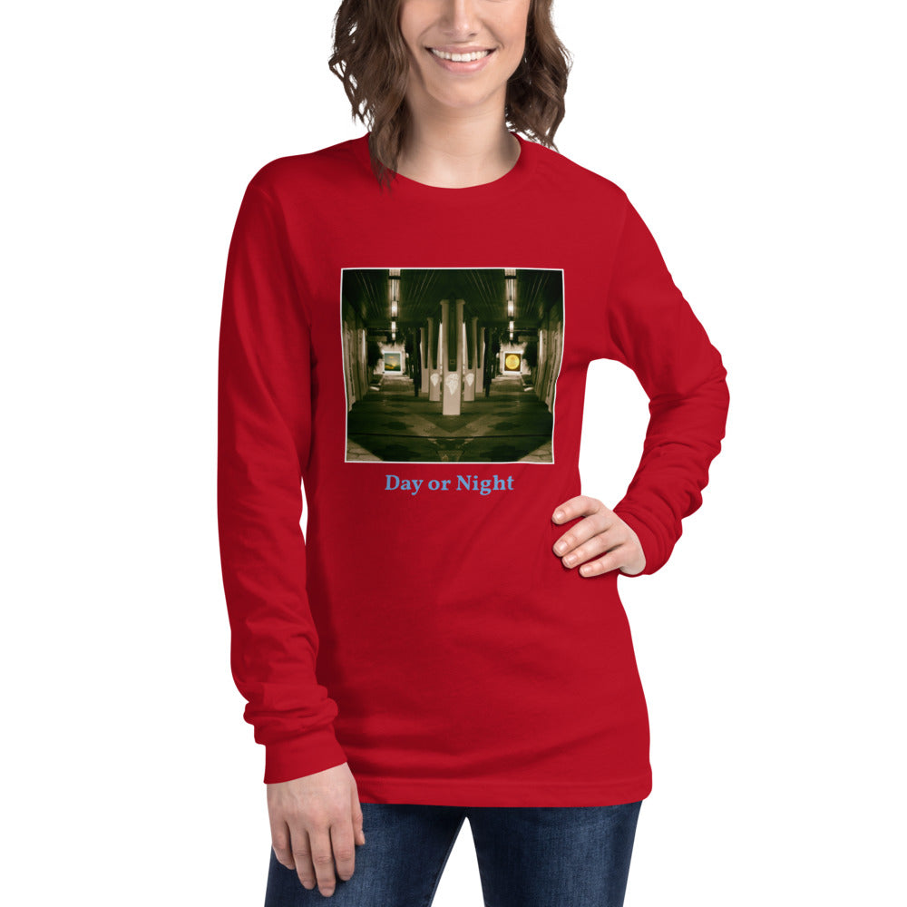'Day or Night' Unisex Long Sleeve Tee by Jon Butler