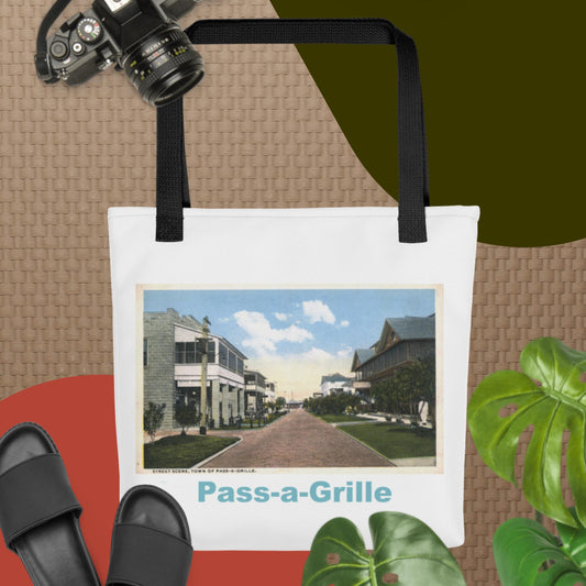 Downtown Pass-a-Grille Tote bag