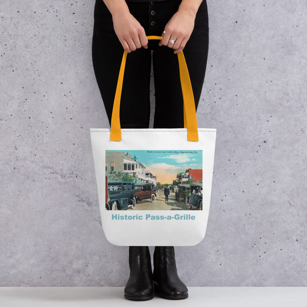 Historic 8th Ave in Pass-a-Grille Tote bag