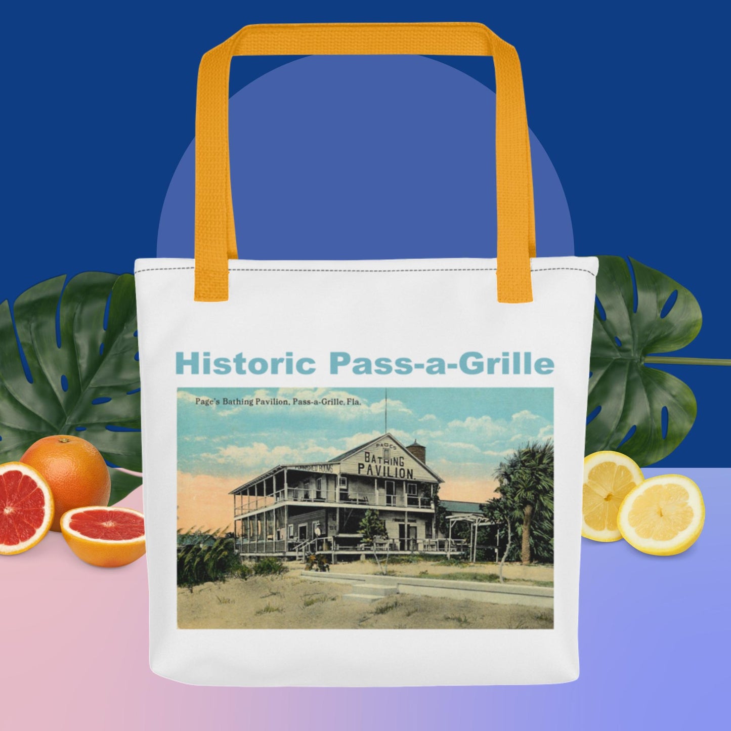 Page's Bathing Pavilion Tote bag