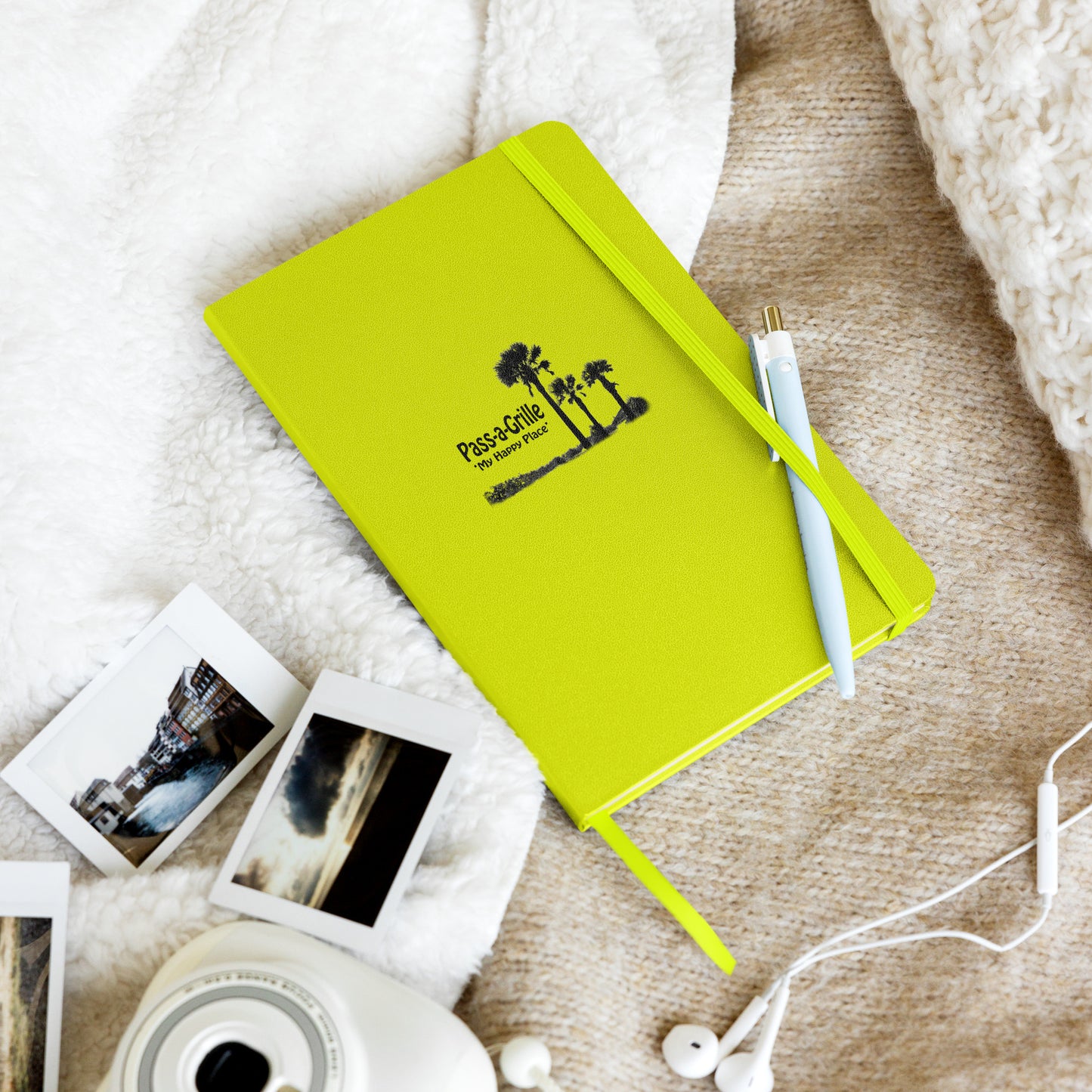 'Pass-a-Grille My Happy Place' Hardcover bound notebook