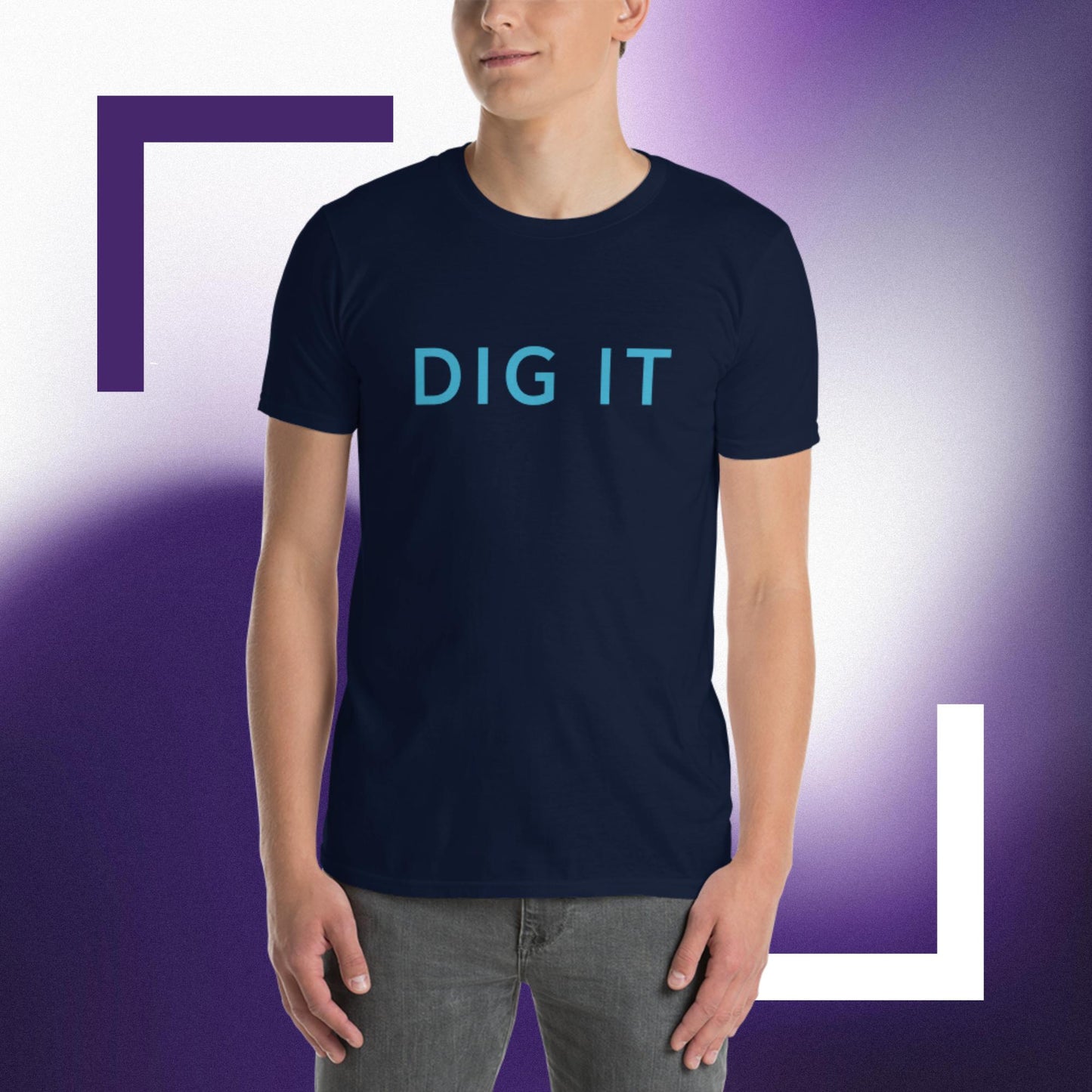 DIG IT...a Beat Short-Sleeve Unisex T-Shirt