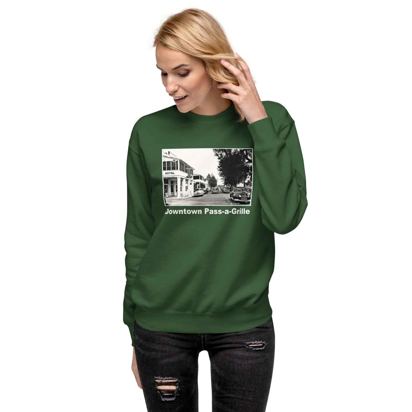 Downtown Pass-a-Grille Unisex Premium Sweatshirt