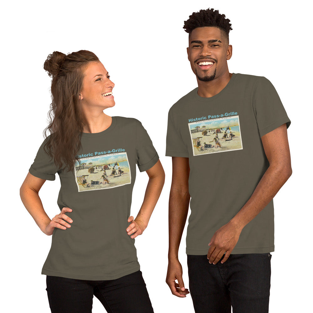 Historic Pass-a-Grille On The Beach Unisex t-shirt