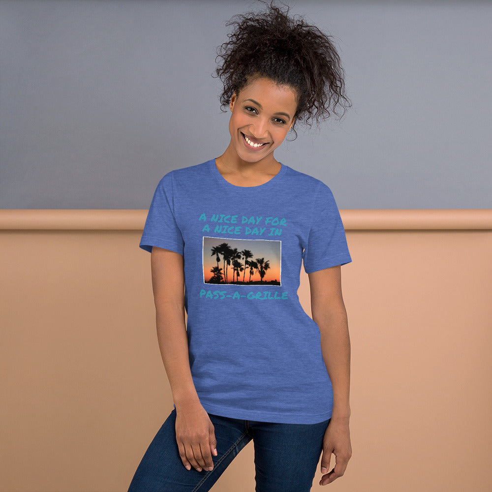 A Nice Day in Pass-a-Grille Unisex t-shirt