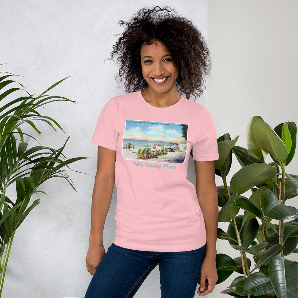 'My Happy Place' Unisex t-shirt