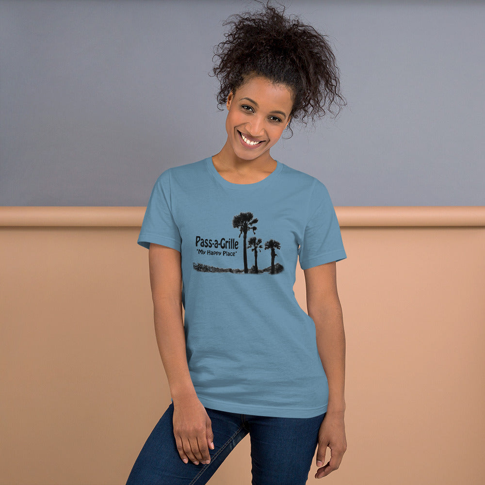 'Pass-a-Grille My Happy Place' Unisex t-shirt