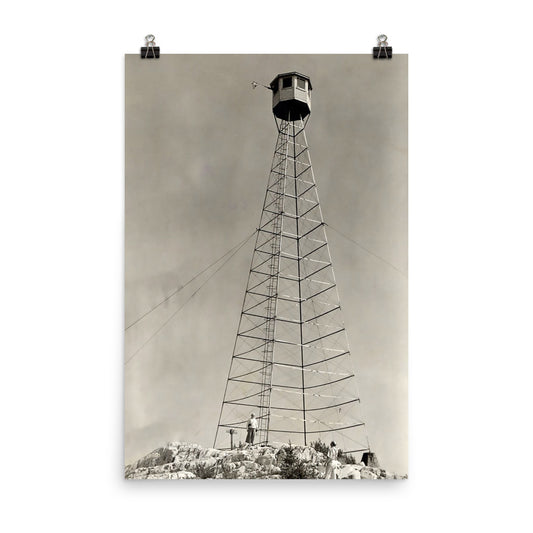 Willisville Mountain Fire Tower Poster