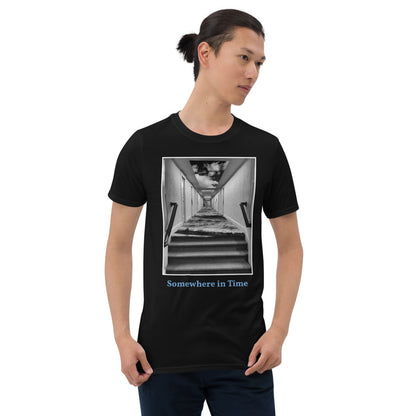 'Somewhere in Time' Short-Sleeve Unisex Titled T-Shirt by Jon Butler