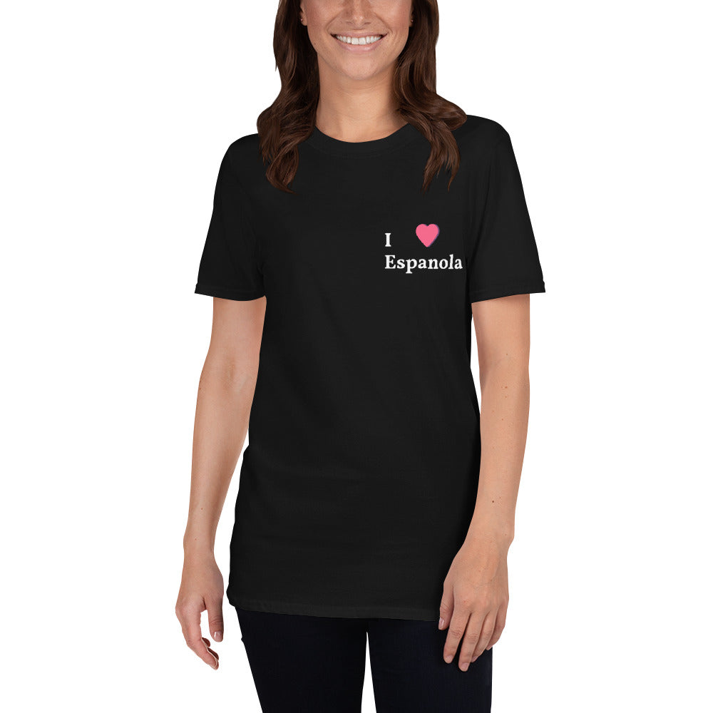 I Love Espanola Short-Sleeve Unisex T-Shirt