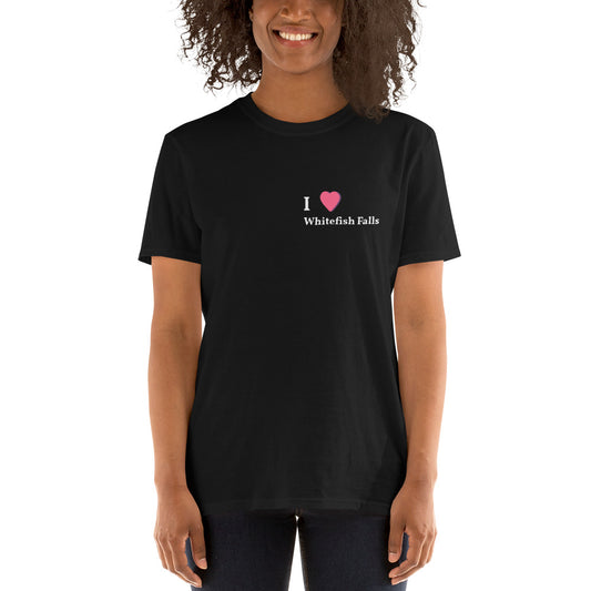 I Love Whitefish Falls Short-Sleeve Unisex T-Shirt