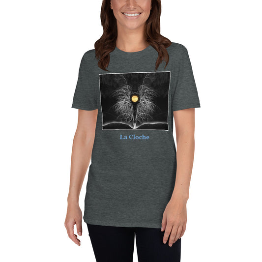 'Moon' Short-Sleeve Unisex La Cloche T-Shirt by Jon Butler