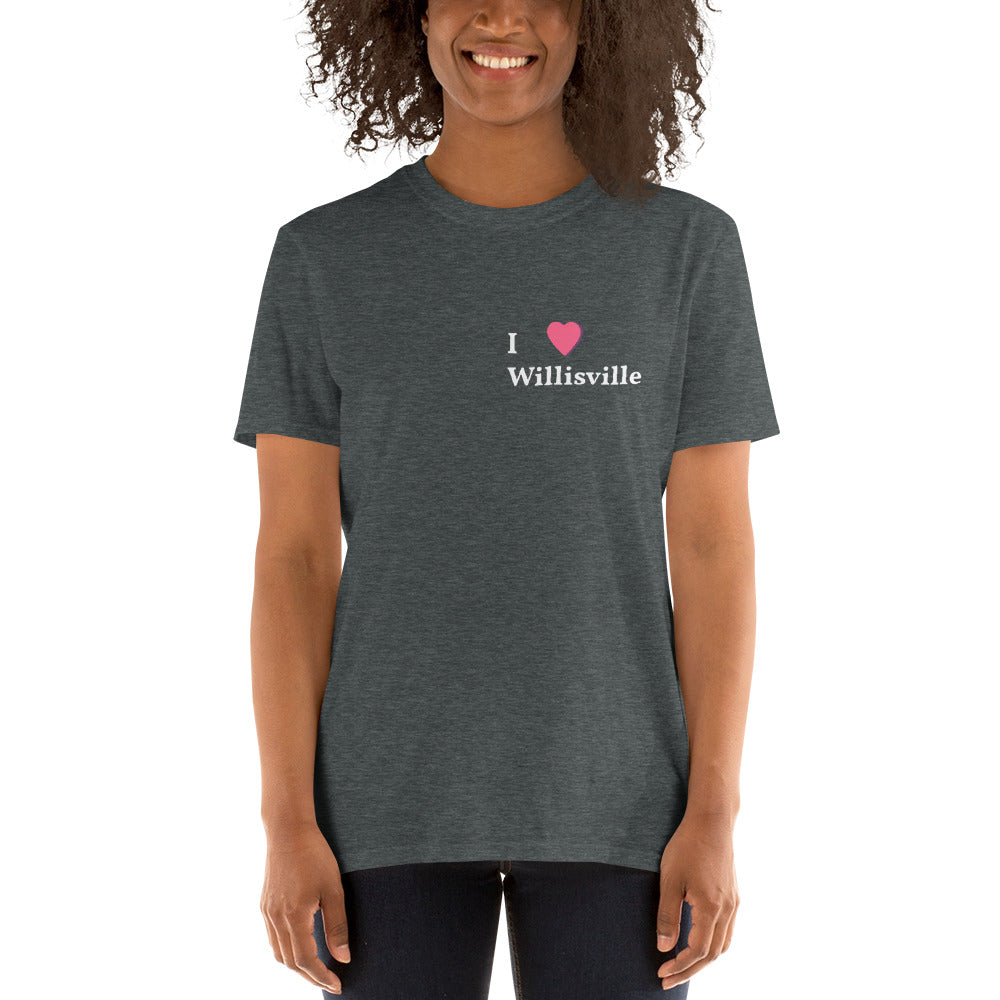 I Love Willisville Short-Sleeve Unisex T-Shirt
