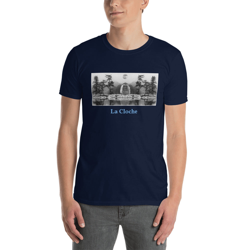 'Stairs to...' Short-Sleeve Unisex La Cloche T-Shirt by Jon Butler