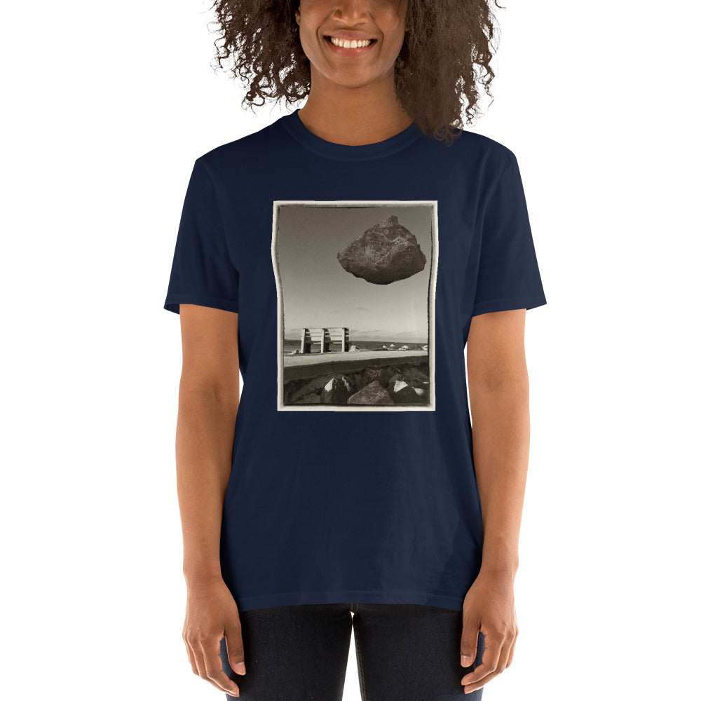 'Remembering Magritte' Short-Sleeve Unisex T-Shirt by Jon Butler
