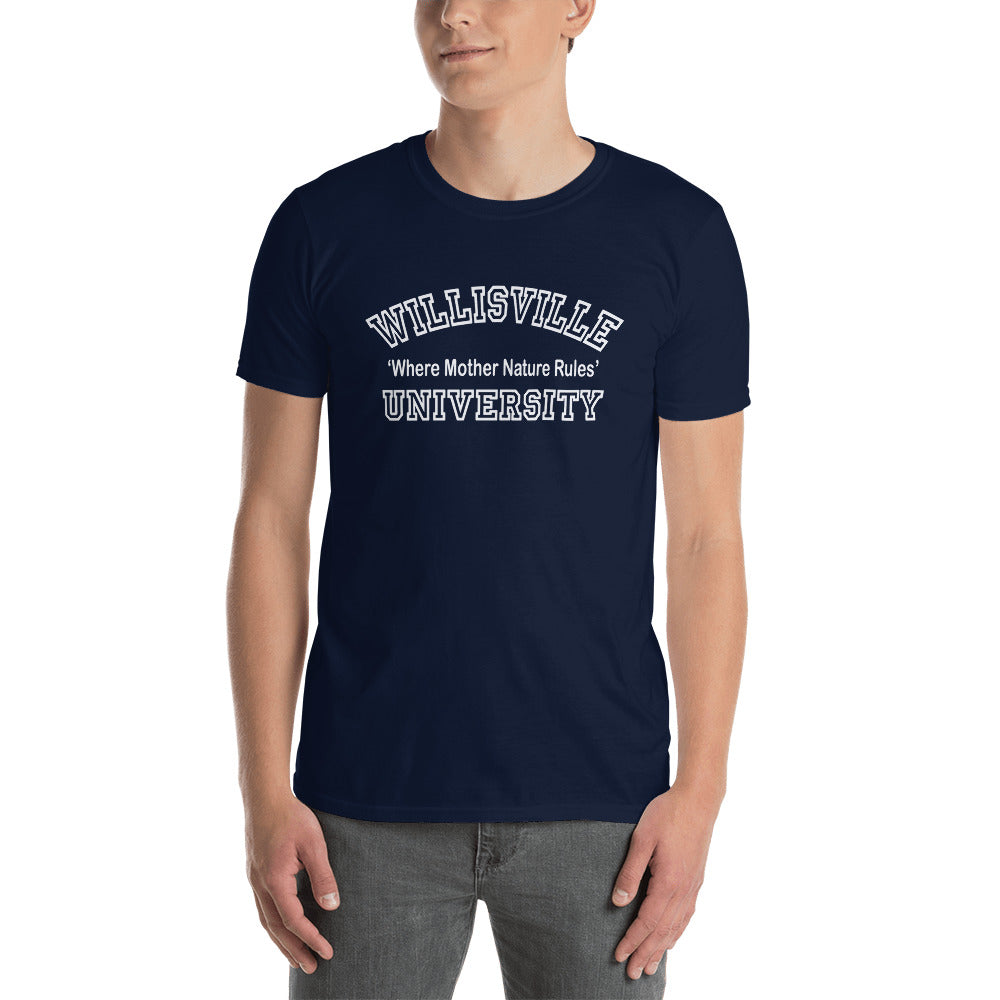 Willisville University Short-Sleeve Unisex T-Shirt