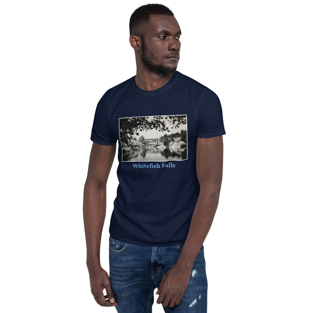 Whitefish Falls Short-Sleeve Unisex T-Shirt