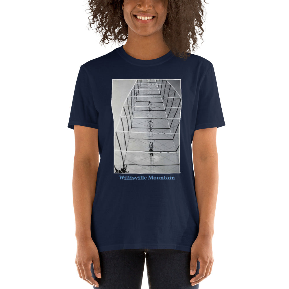 Willisville Mountain's Fire Tower Short-Sleeve Unisex T-Shirt
