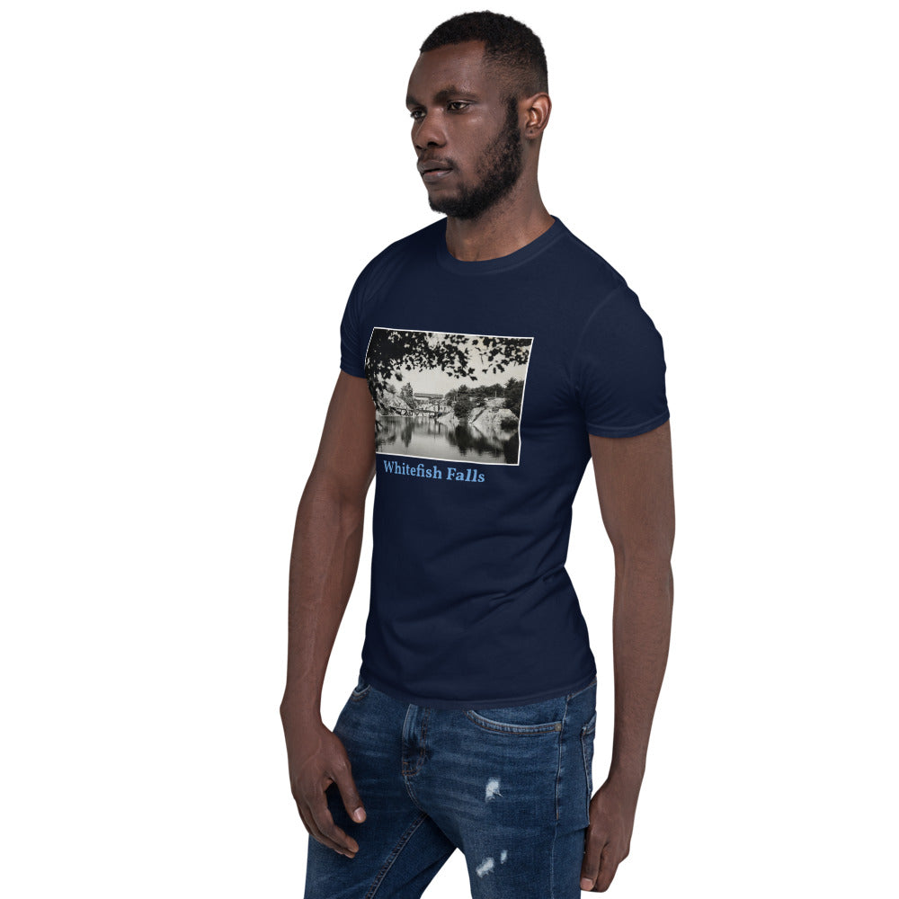 Whitefish Falls Short-Sleeve Unisex T-Shirt