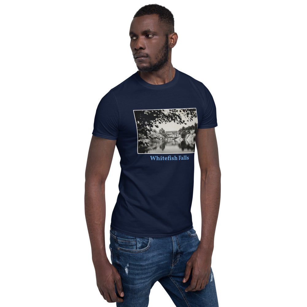 Whitefish Falls Short-Sleeve Unisex T-Shirt