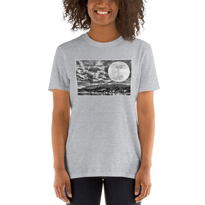 'Full Moon Over Willisville Mountain' Short-Sleeve Unisex T-Shirt by Jon Butler