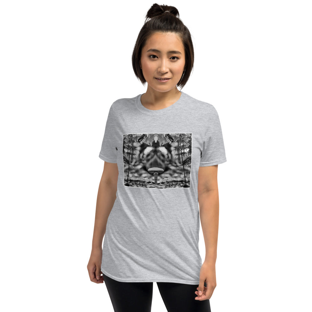 'Mushroom I' Short-Sleeve Unisex T-Shirt by Jon Butler