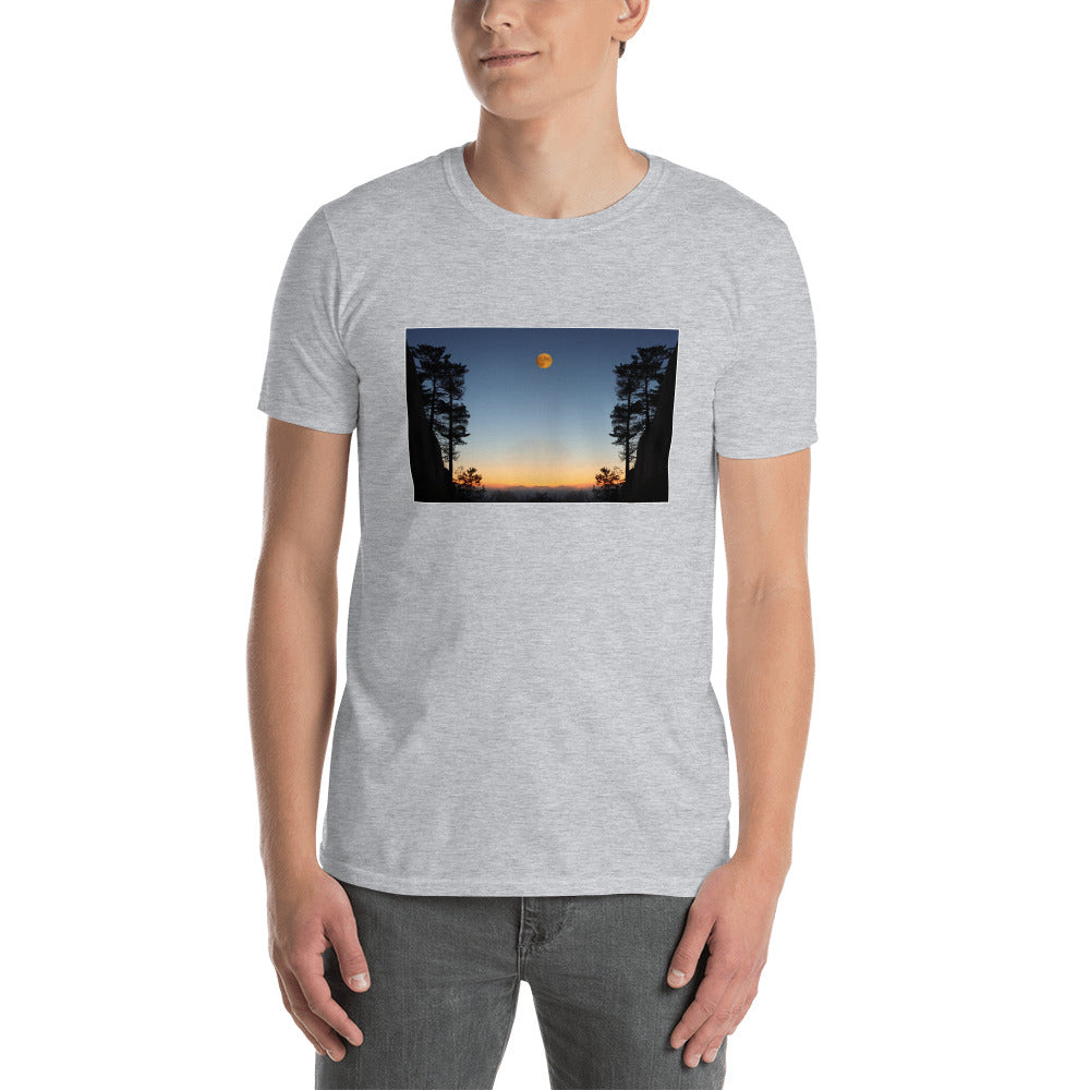 'We awoke and found the moon in the morning sky' Short-Sleeve Unisex T-Shirt