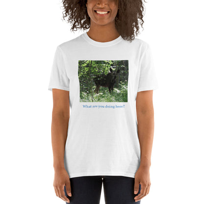 What are you doing here? Short-Sleeve Unisex T-Shirt