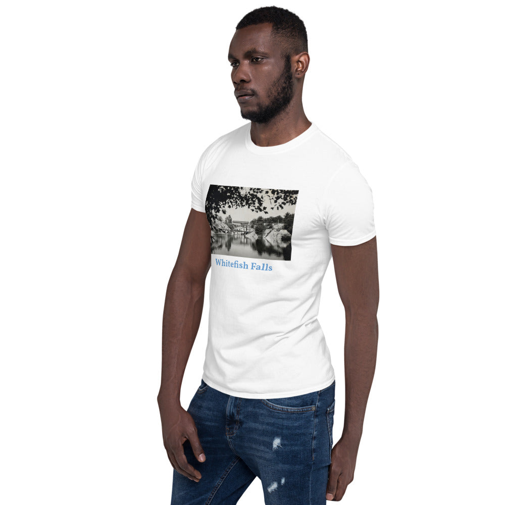 Whitefish Falls Short-Sleeve Unisex T-Shirt