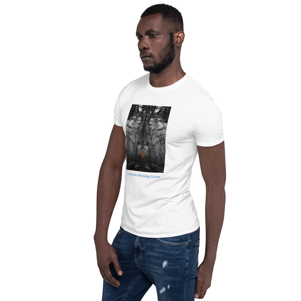 'Morning Vision' Short-Sleeve Unisex La Cloche T-Shirt by Jon Butler