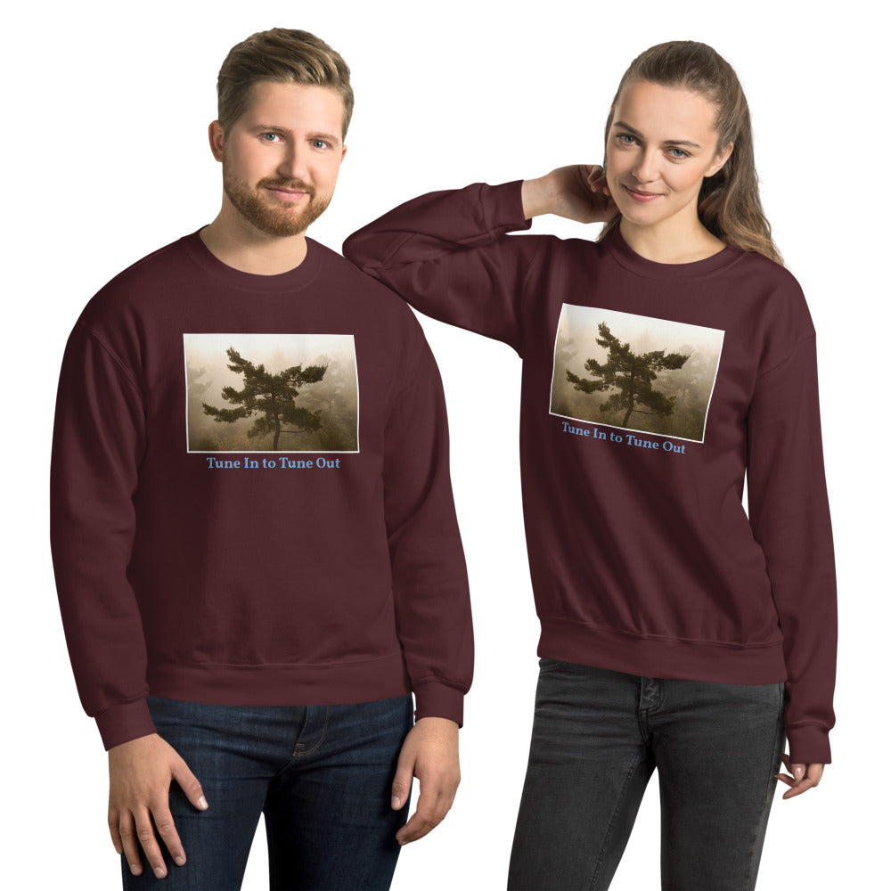 Tune In to Tune Out Unisex Sweatshirt