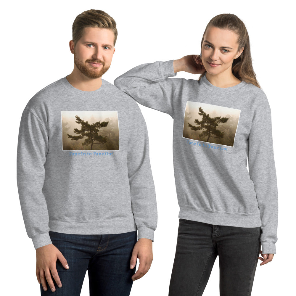 Tune In to Tune Out Unisex Sweatshirt